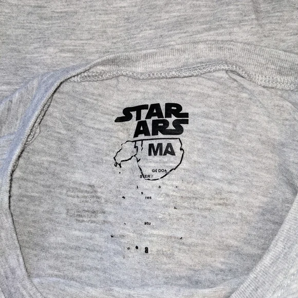Star Wars Baby Yoda Naptime Manalorian Grey T-Shirt - Picture 4 of 5